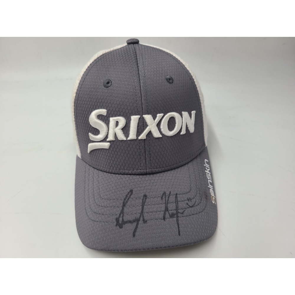 Srixon Golf Z-Star Smylie Kaufman Signed Autographed Adjustable Hat Cap Men Gray